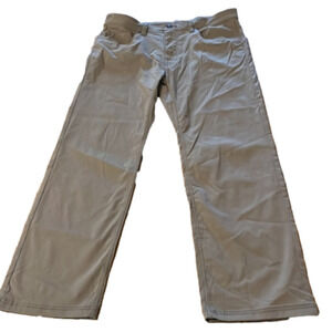 PRANA mens pants, brown, slim fit 36WX30L